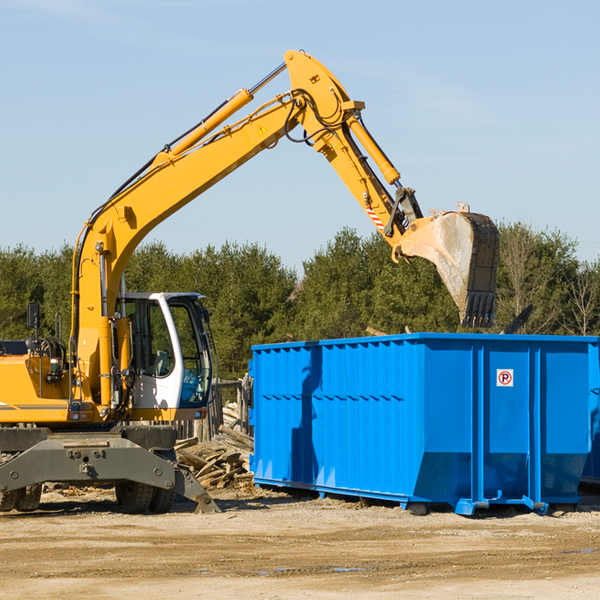 can i choose the location where the residential dumpster will be placed in Fredonia Alabama